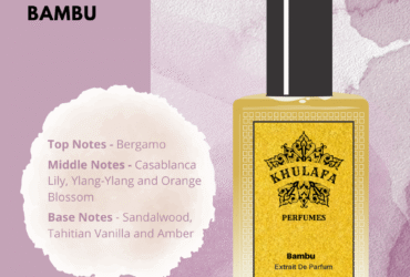 Khulafa Perfumes Bambu Woman’s Perfume spray bottle