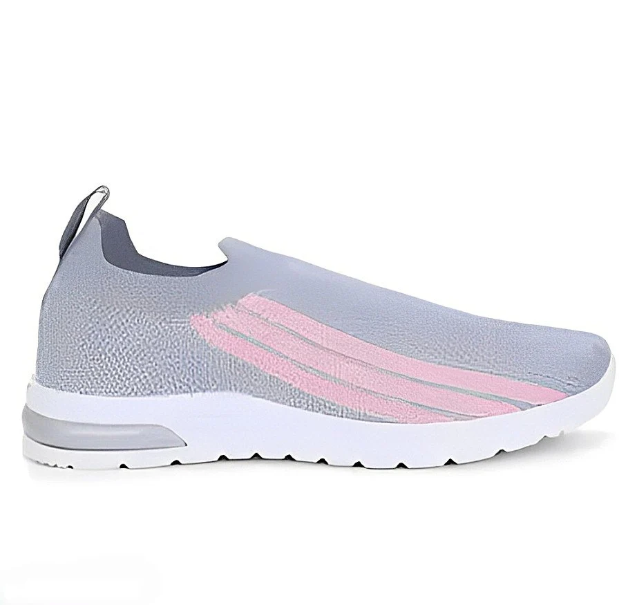Textured WOMEN SHOES 5239 PINK GREY