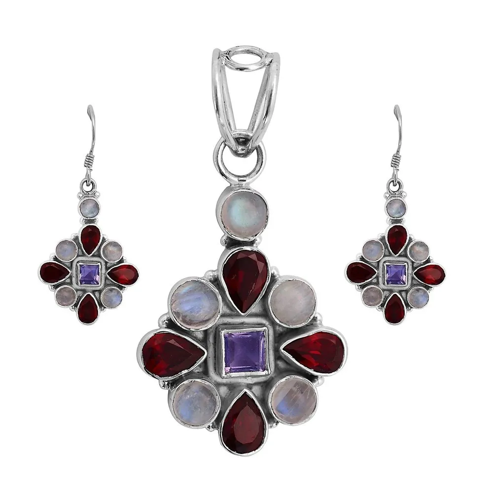 Silver Gemstone Jewelry