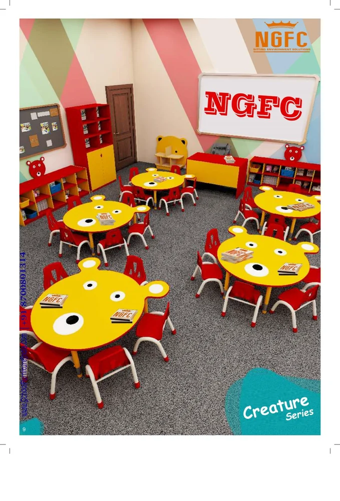 Wood Kindergarten School Furniture