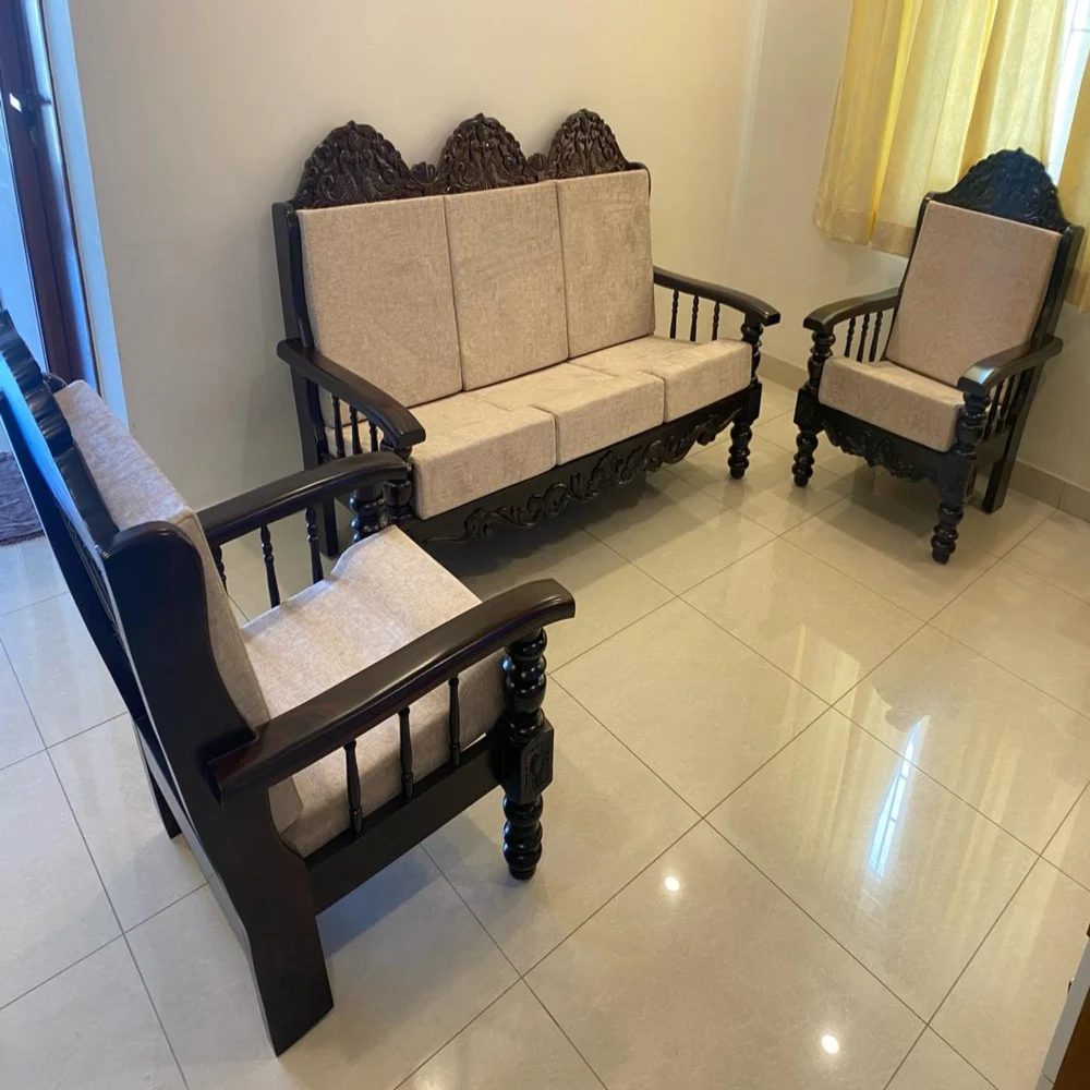 5 Seater Sheesham wood sofa set