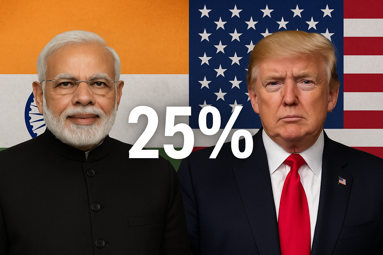 U.S. To Impose 25% Tariff on Indian Goods from August 1, 2025